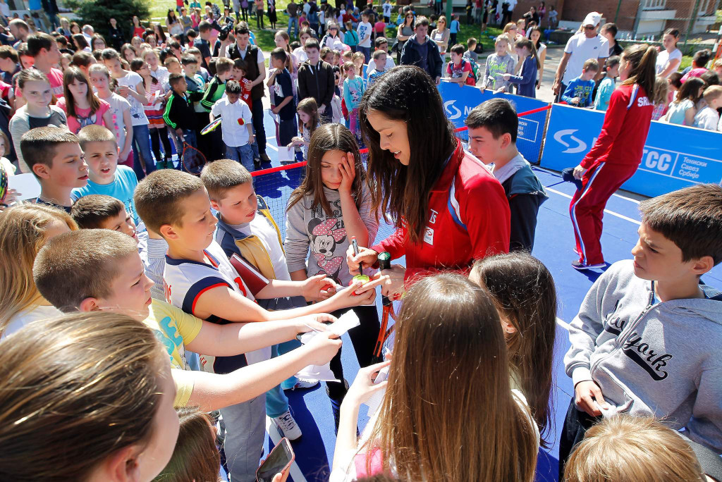 Tennis Tenis Fed Cup World Group II play-off Srbija v Paragvaj Official dinner Novi Sad, 16.04.2015. foto: Srdjan Stevanovic/Starsportphoto ©